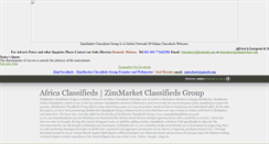 Desktop Screenshot of africa-classifieds.com